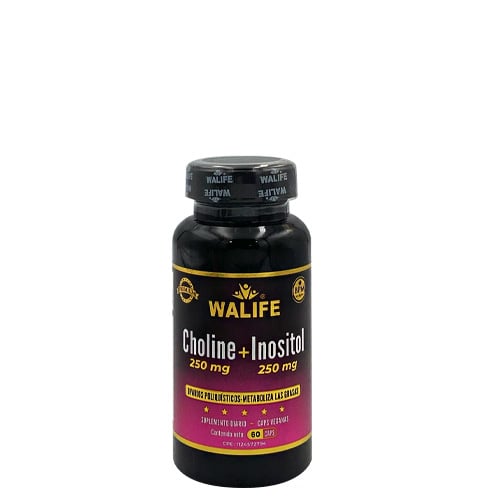 CHOLINE INOSITOL 250-250MG CAP X 60 (WALIFE)
